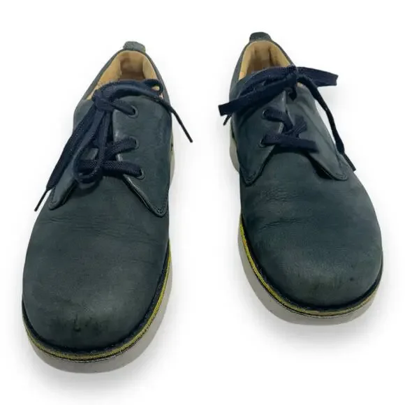 Samuel Hubbard Free Nubuck Leather Oxford Walking Shoes 10 Blue