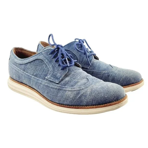 Cole Haan ●‎ ZERØGRAND Denim Oxford - Size 10