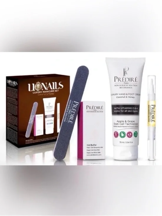 PREDIRE PARIS Lionails Luxury Manicure Set | 4-Piece Set ~ Retails $150