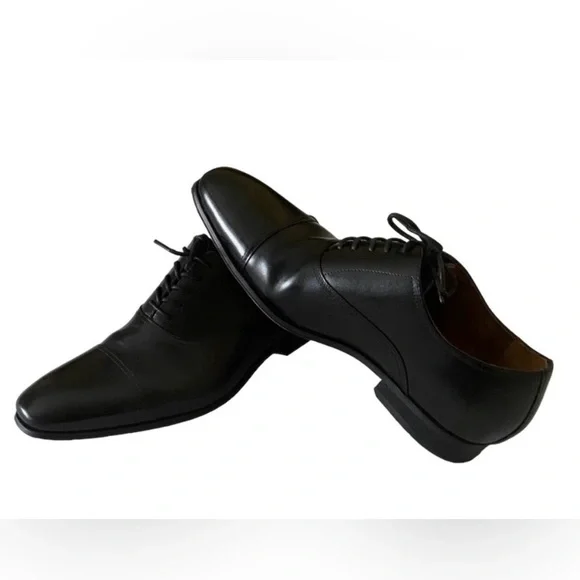 🛒👞🪻Florsheim Men’s shoes Black Corbetta Oxford Cap Toe,Size 9.