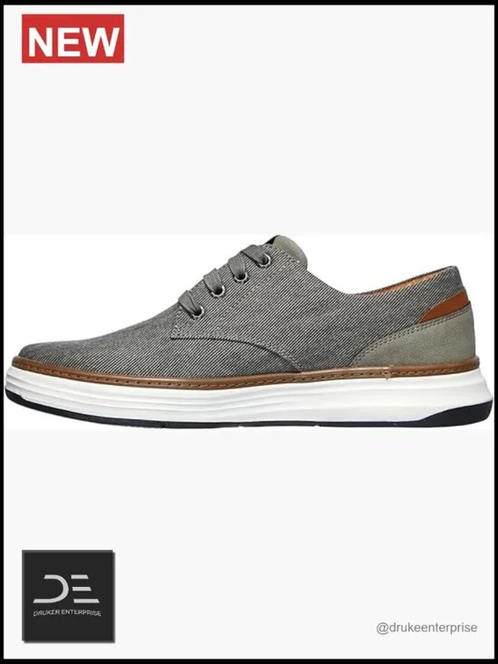 Vintage Wash Canvas Oxford with Memory Foam Insole
