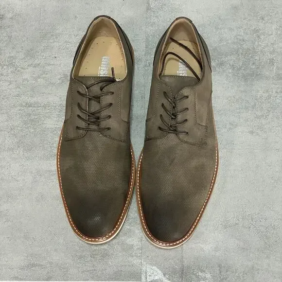UNLISTED KENNETH COLE Grey Jimmie Lace Up PT Casual Oxford SZ 11.5