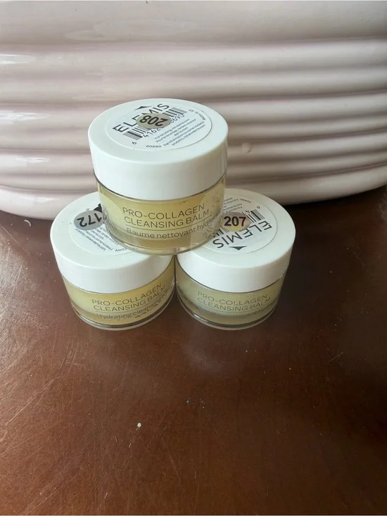 ELEMIS Pro-Collagen Cleansing Balm - White & Pale Yellow Jars