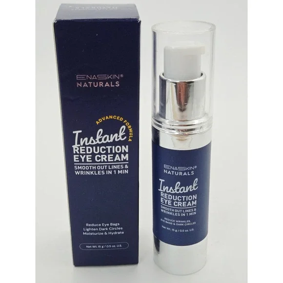 Enaskin Naturals Instant Reduction Eye Cream Advanced Formula 15g 0.5oz New