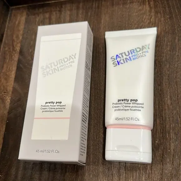 Saturday skin probiotics pretty pop power whipped