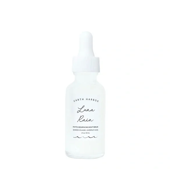 NEW Earth Harbor LUNA RAIN Phyto-Resurfacing Night Serum 1‎ Oz