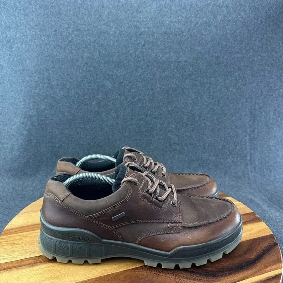 ECCO Track 25 GTX Low Brown Leather Gore-Tex Shoes Men's EU 43 US 9-9.5