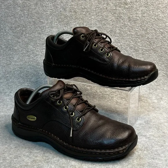 Men's Irish Setter Voyager 3853 Brown Leather Oxford Work Shoes 9.5D Slip Resist