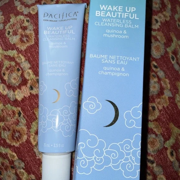 Pacifica Wake Up‎ Beautiful Quinoa & Mushroom Waterless Cleansing Balm 2.5 oz