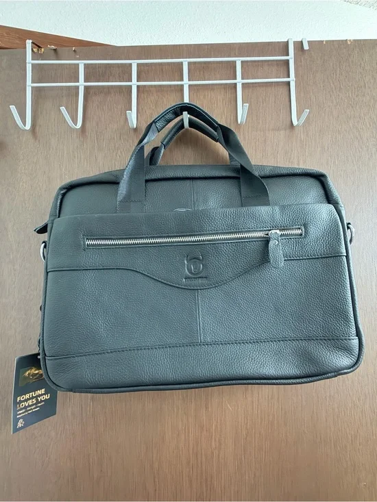 Classic Black Laptop Briefcase for Women by