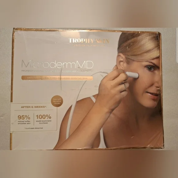 Trophy Skin MicrodermMD at Home Microdermabrasion Beauty System for Exfoliation