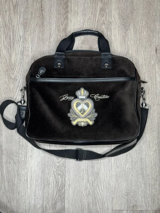 JUICY Couture Y2K laptop messenger bag
