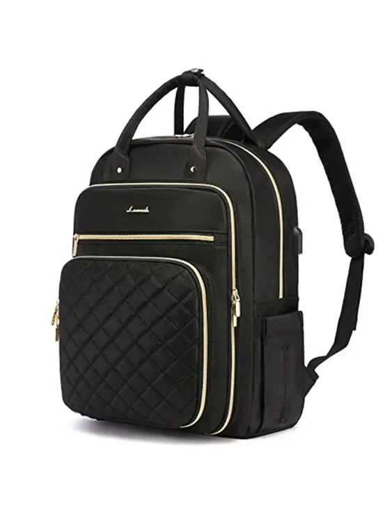 Womens Laptop Backpack Purse Travel Work Business Computer Bag USB Charging Port