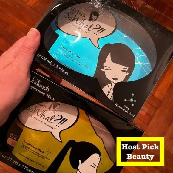 Spa Treatments -Hydrating & Brightening Face Masks‎ (2 packs / 10 masks total)