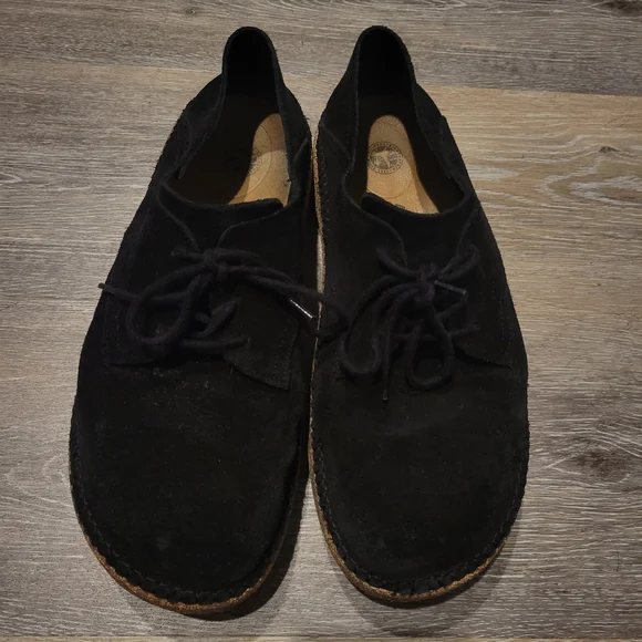 Birkenstock Black Gary Suede Leather Men's Shoes 11