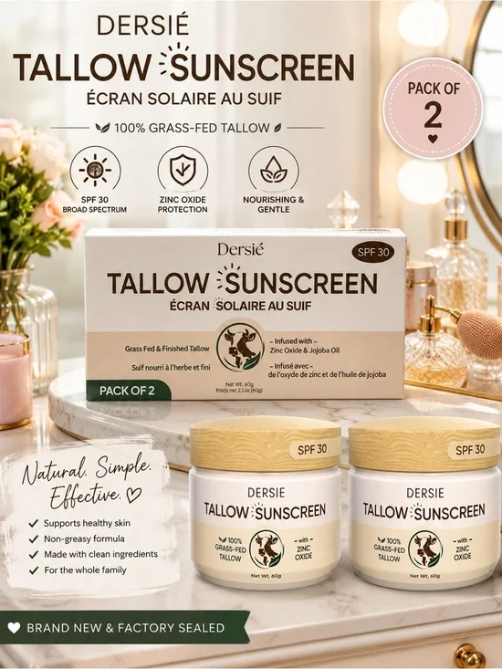 Dersie Tallow Sunscreen SPF 30 | Pack of 2 | New & Sealed