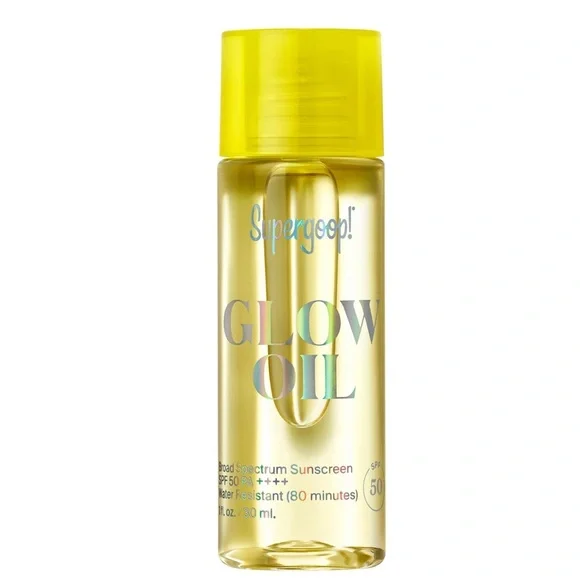 SUPERGOOP! Mini Glow Oil SPF 50 Dry Body Oil Sunscreen 30ml NEW