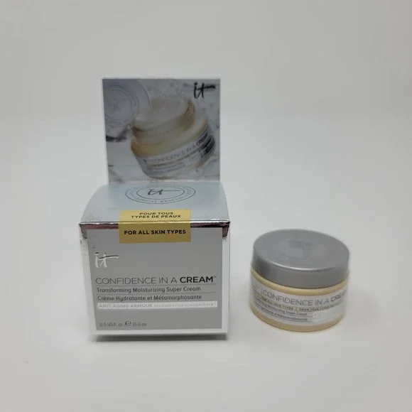 IT Cosmetics Confidence In A Cream Moisturizing Anti-Aging Super Cream 0.5oz New
