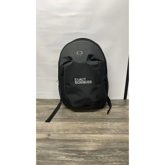 OGIO Black  Laptop‎ Backpack Travel Work School Bag Exact Sciences Logo On Front