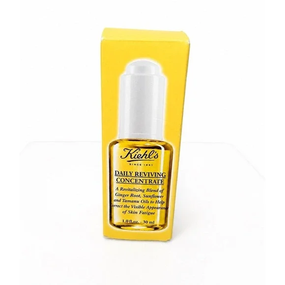 NEW Kiehl's Daily Reviving Concentrate 1.0 oz 30ml Face Oil NIOB Discontinued
