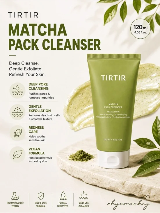 TIRTIR Matcha Pack Cleanser