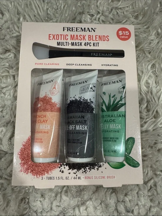 Exotic Mask Blends 4pc Kit – Peach, Black, Green