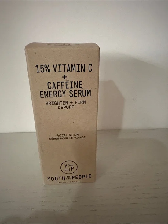 NWT Youth to the People 15% Vitamin C + Caffeine Energy Serum