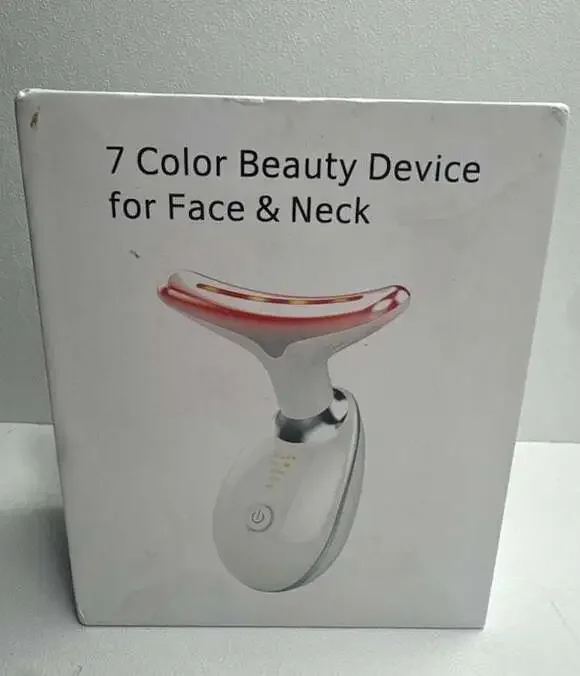 7 Color LED Light Therapy Beauty Device for Face & Neck Massager