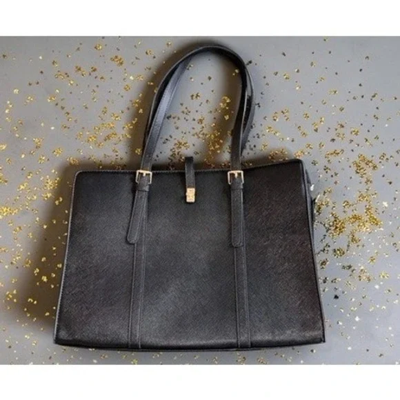 Black Laptop Tote Bag - LIKE NEW!‎