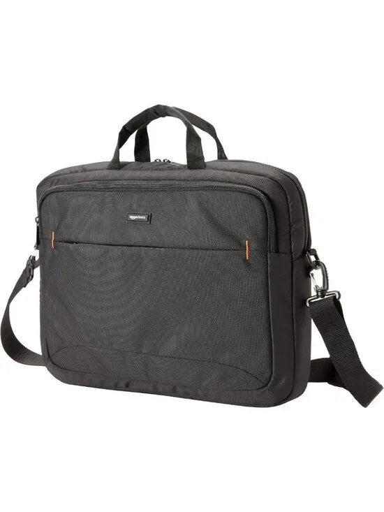Large Capacity Laptop Shoulder Bag, 17.3-inch, Multiple Compartments, Fits Most