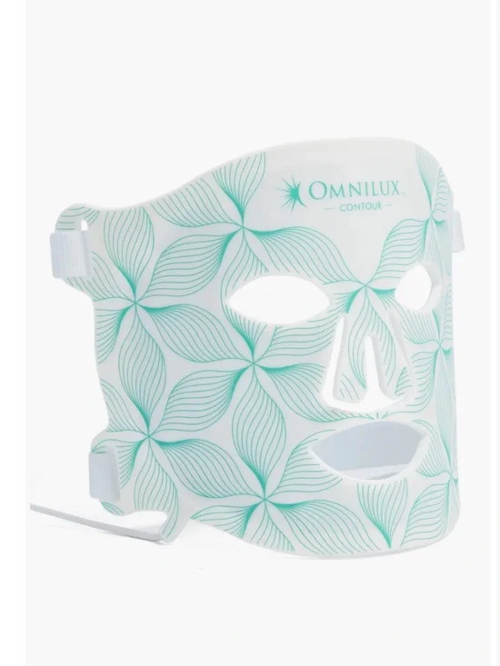 Omnilux Contour Light Therapy Mask in Teal Floral