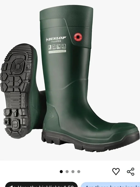 Men's Dark Green Waterproof Rain & Snow Boots