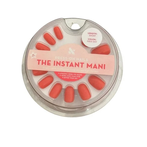 Olive & June The Instant Mani Press-On Nails Field Day Short Round 42 Nails NEW
