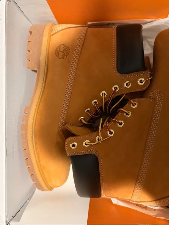 Timberland Wheat Brown Waterproof Leather Work Boots