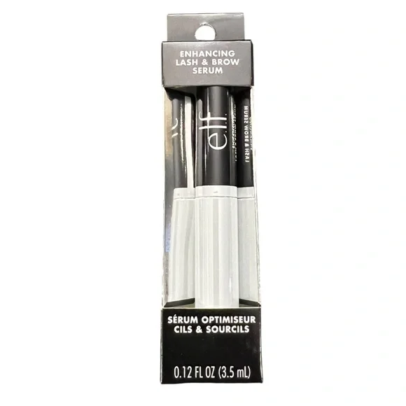 e.l.f. Enhancing Lash and Brow Serum Full Size 82260 NEW Vegan Cruelty‎ Free