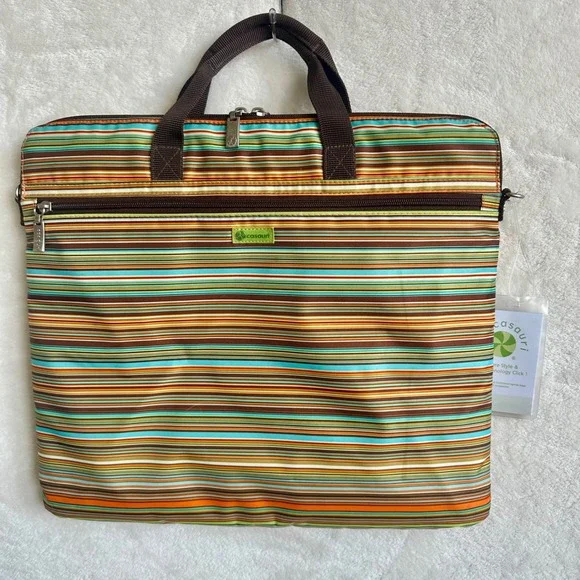 Casauri Citra Sun Stripes Laptop Briefcase Bag 14-15.6