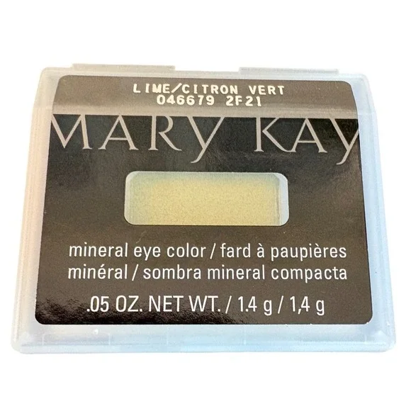 Mary Kay Mineral Eye Color Eyeshadow Lime Green 046679 .05‎ OZ *NEW*
