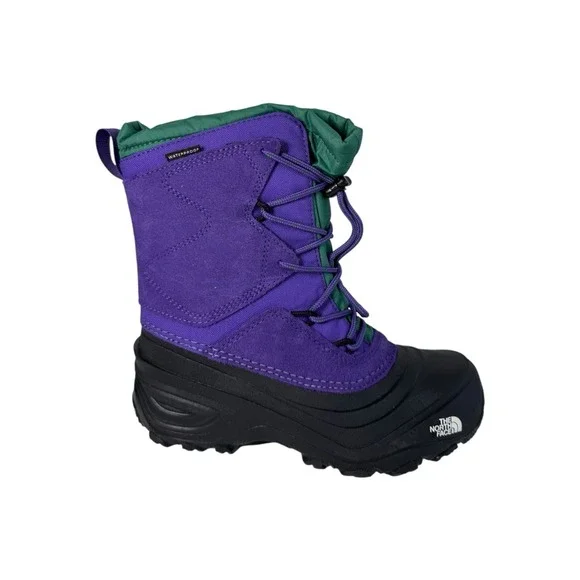 The North Face Alpenglow V Waterproof Snow Winter Boots Youth Size 4‎ No Box