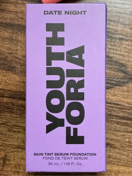 Youth Foria Date Night Skin Tint Serum Foundation - Purple
