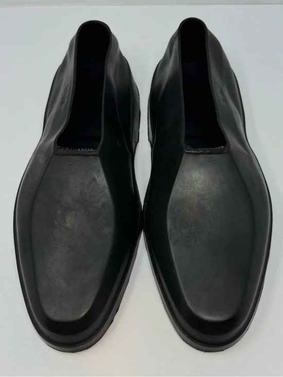 totes Men's Black Natural Rubber Slip-On Loafers Made in USA Size Large