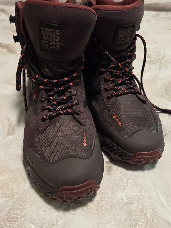 Vans MTE Men's Dark Burgundy and Black Waterproof Hiker Boots