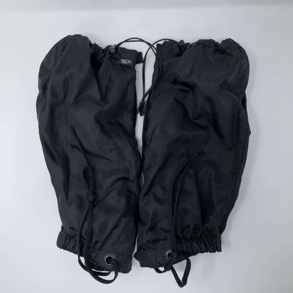 Mountain Hardware Leg Gaiters Size Medium Black Unisex Drawstring Adjustable