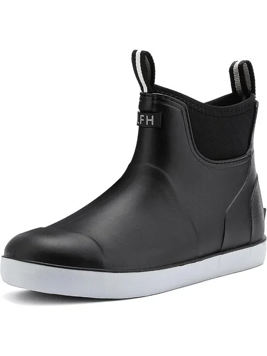 Waterproof Men's Ankle Deck Boots - Anti-Slip Rain & Fishing Shoes for Outdoors