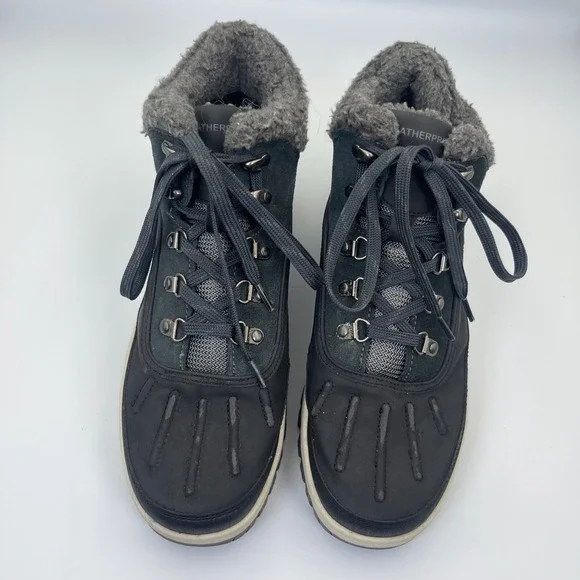 Weatherproof Landon Men's 9M Suede Sneaker Memory Foam Collar Snow Boots
