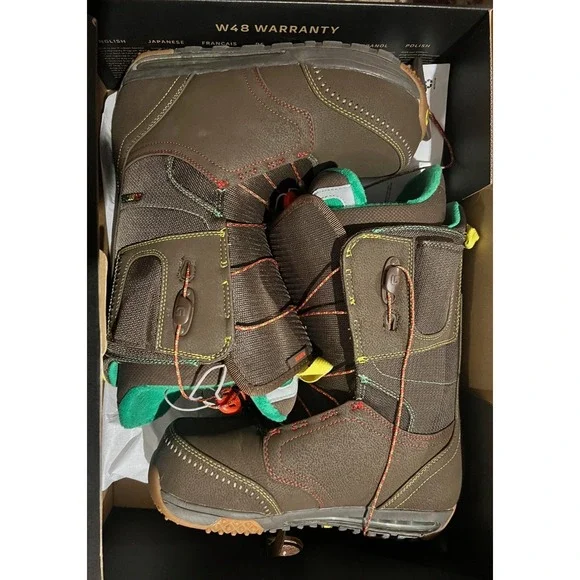 Burton Ruler IRIE-YA MAN‎ Size 8-1/2 Snow Boots NEW