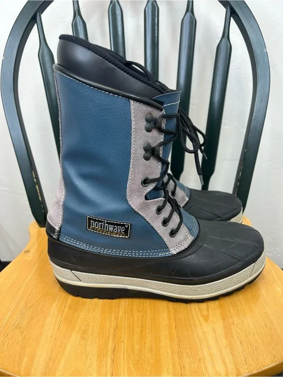 Northwave Men's Blue & Gray Waterproof Winter Boots