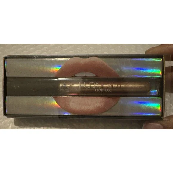 Huda Beauty Lip Strobe Ritzy Strobing Metallic Lip Gloss/Shimmer-NIB