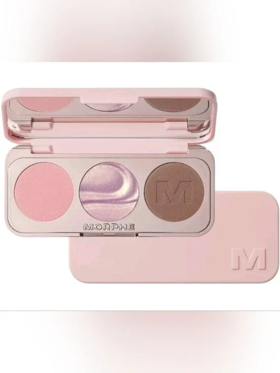 Morphe ChromaPlus Eyeshadow Trio, Tulle Order, NEW IN BOX.