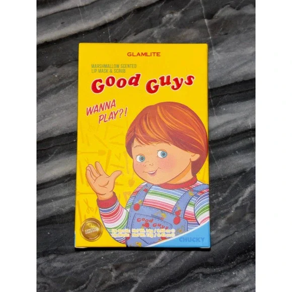 Glamlite‎ Chucky Good Guys Marshmallow Scented Lip Mask & Scrub Limited Edition