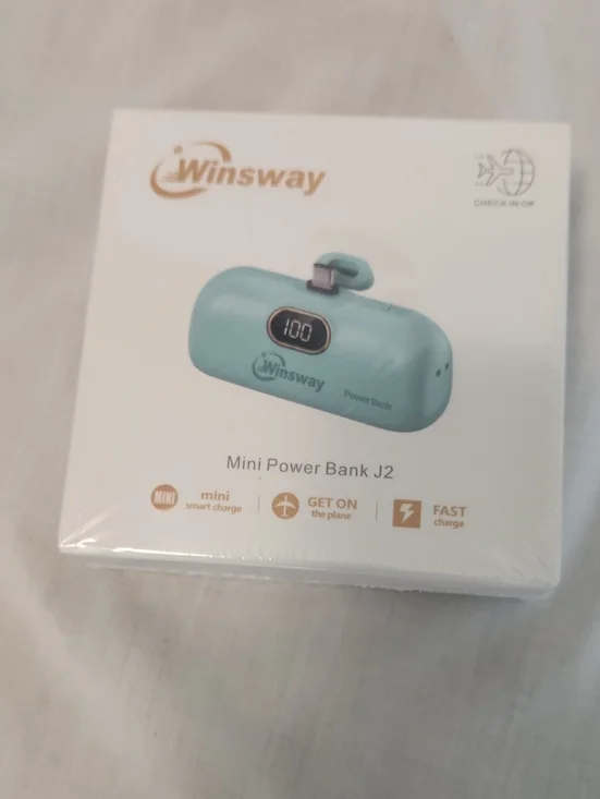 Winsway Mini Power Bank J2 in Teal